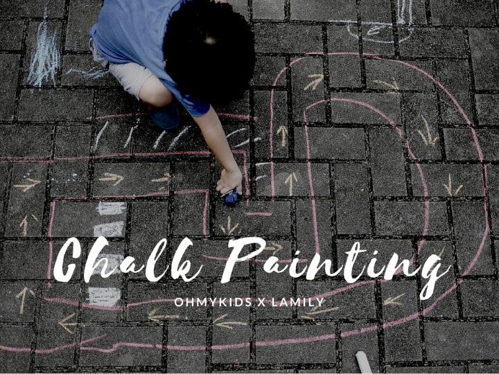 ohmykids x Lamily Chalk Painting Day